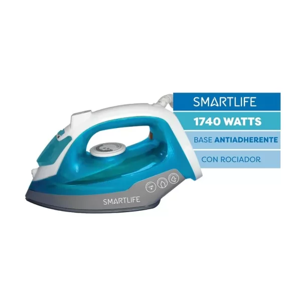 PLANCHA A VAPOR SMARTLIFE SL SI2473PN - Imagen 2