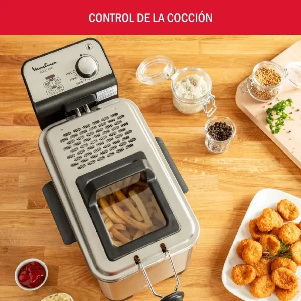FREIDORA MOULINEX EASY PRO INOX AM338058 - Imagen 3