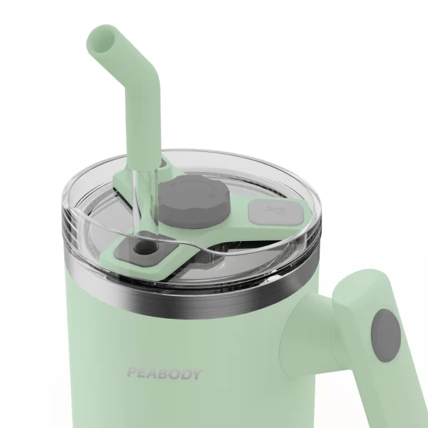 VASO TERMICO PEABODY 950 ML VERDE PE MG950V - Imagen 4