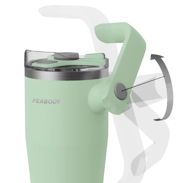 VASO TERMICO PEABODY 950 ML VERDE PE MG950V - Imagen 7