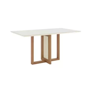 MESA COMEDOR HENN NATALI NATURE/OFF WHITE