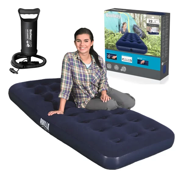 COLCHON INFLABLE 1 PLAZA BESTWAY C/ INFLADOR