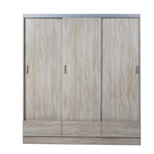 ROPERO TANA PLUS 3 PTAS CORREDIZA FRESNO BLANCO RICCHEZZE  34831628