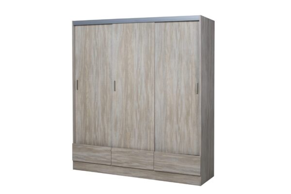 ROPERO TANA PLUS 3 PTAS CORREDIZA FRESNO BLANCO RICCHEZZE  34831628 - Imagen 2