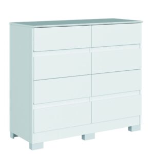 CHIFONIER COMODA  LARA 8 CAJ MOD 508 BLANCA