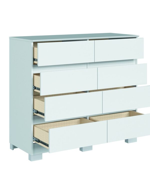 CHIFONIER COMODA  LARA 8 CAJ MOD 508 BLANCA - Imagen 2