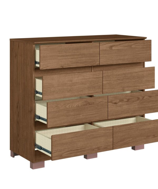 CHIFONIER COMODA  LARA 8 CAJ MOD 508 MACADANIA - Imagen 2