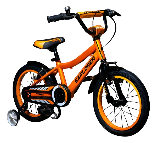 BICI ENRIQUE R16 EXPLORER ALUMINIO INDIGO VARON NARANJA ( 130606)