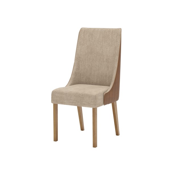 SILLA COMEDOR IVY X 6 HENN CARAMELO/ CREME
