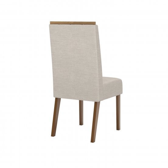 SILLA COMEDOR NINA NATURAL X4 SEC-32-510 HENN - Imagen 2