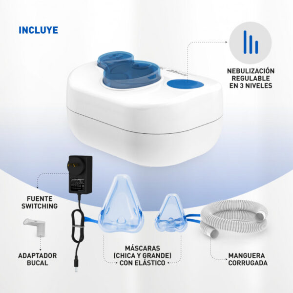 NEBULIZADOR ULTRASONICO N61 NUOVO PICCOLO SILFAB - Imagen 2