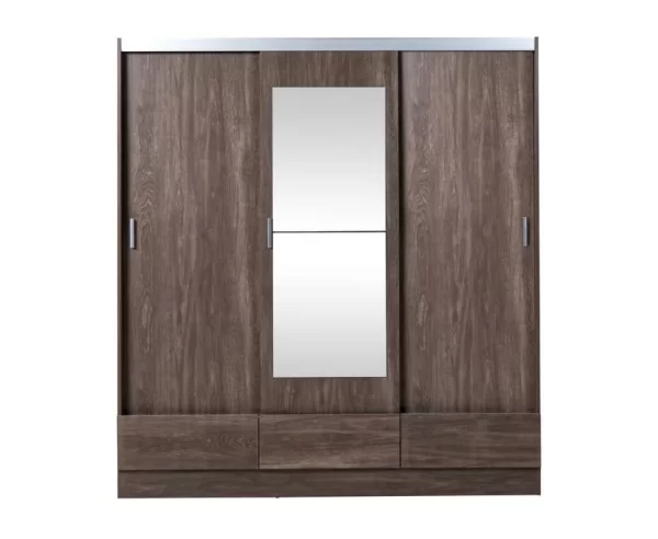 ROPERO  TANA PLUS 3 PTAS CORRED. C/ ESPEJO MOCCHA RICCHEZZE