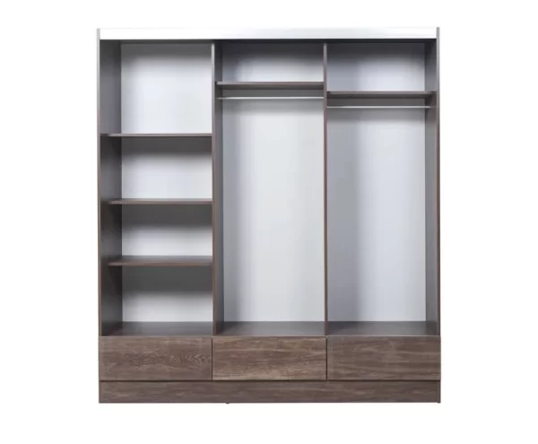 ROPERO  TANA PLUS 3 PTAS CORRED. C/ ESPEJO MOCCHA RICCHEZZE - Imagen 2