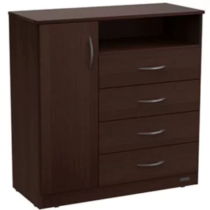 CHIFONIER 4 CAJ 1PTA LINEA EXPRESS  WENGUE