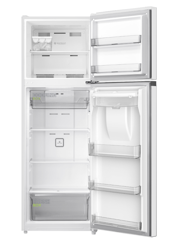 HELADERA MIDEA 340 L BLANCO INVET/NFROST C/DISP MDRT489MTE01ADW - Imagen 4