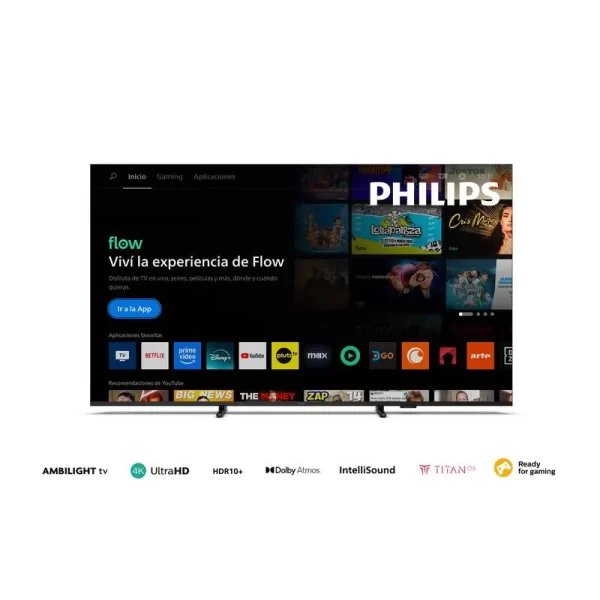 TV LED 65" PHILIPS 65PU810C/77 4K TITAN - Imagen 2