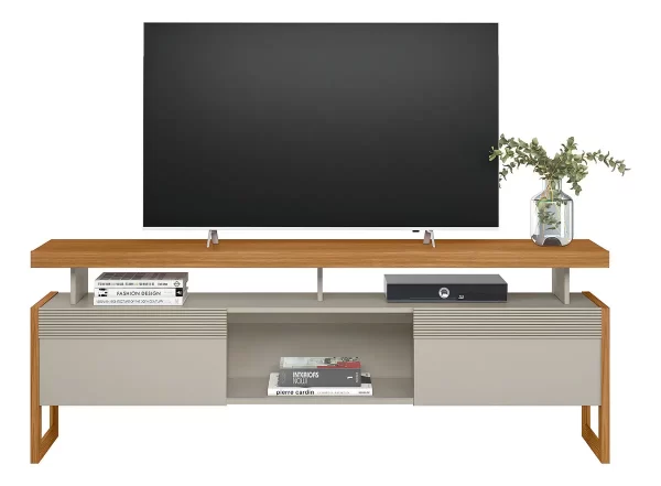 RACK ESMERALDA TV 70 NATURE /OFF WHIT