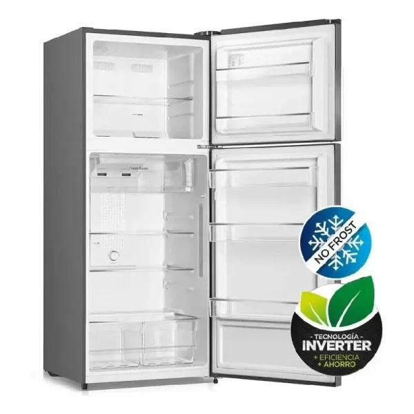 HELADERA BRIKET KD-420 FWEG GREY NO FROST - Imagen 2