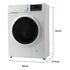 LAVARROPA SMARTLIFE INVERTER 8 KL SL-WM26I08 1400W - Imagen 3